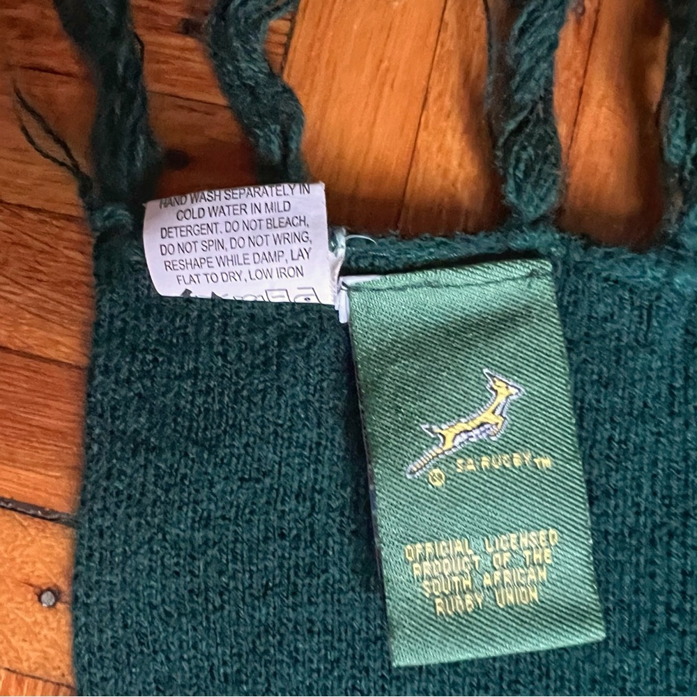 ⚡️VINTAGE⚡️South Africa Rugby Springbok Official Scarf - Picture 3 of 3